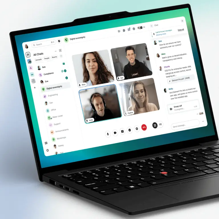 Element Matrix Messenger: Comunicação Segura e Colaboração Eficiente