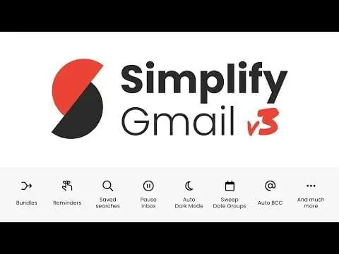 Simplify Gmail: Extensão para Gmail para Interface Limpa e Produtividade